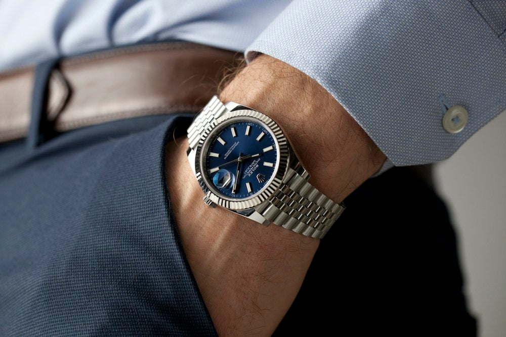 Rolex Datejust 41mm Jubilee Blue Flutted