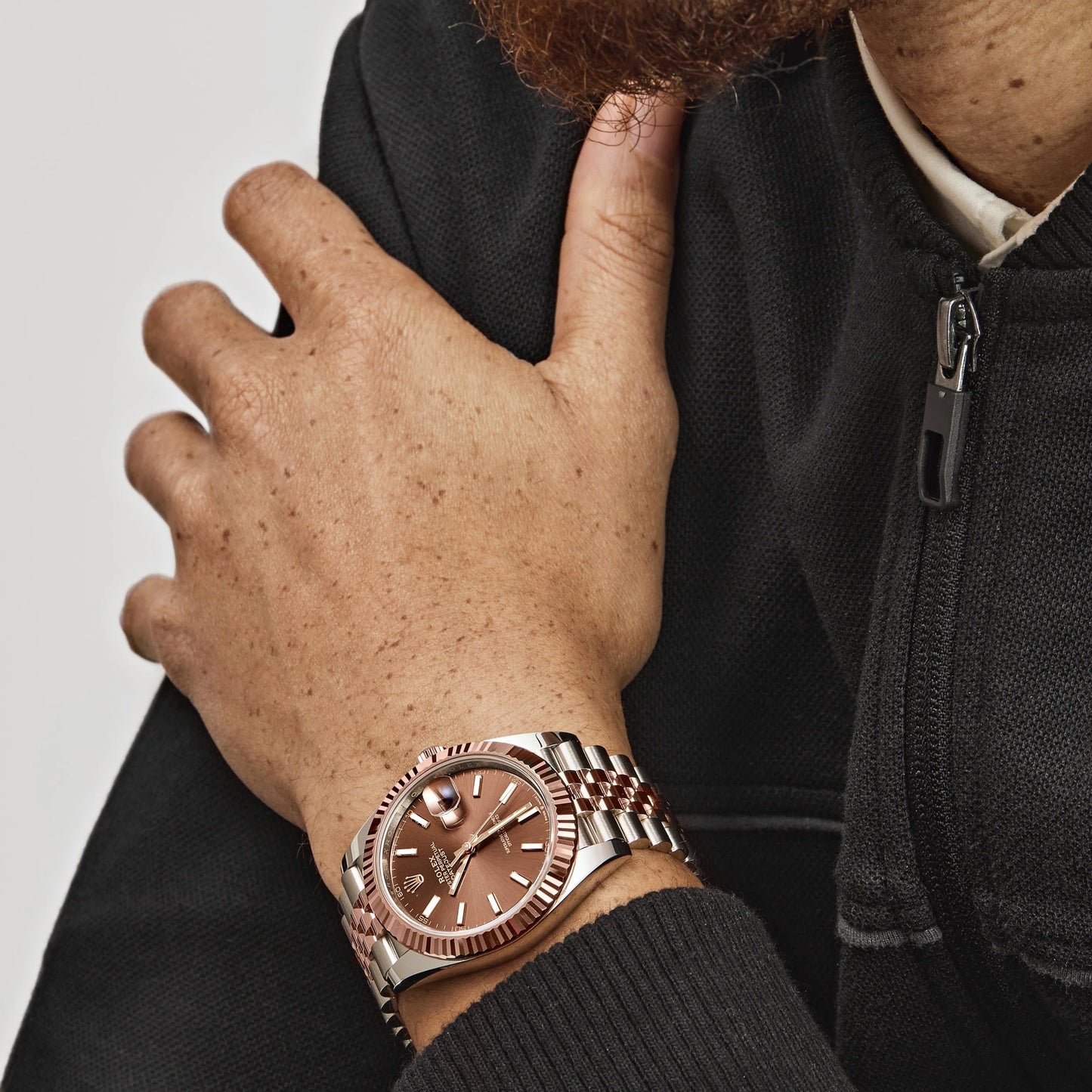 Rolex Datejust 41mm Jubilee Choco Flutted